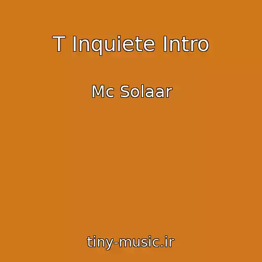 کاور آهنگ T Inquiete Intro از Mc Solaar