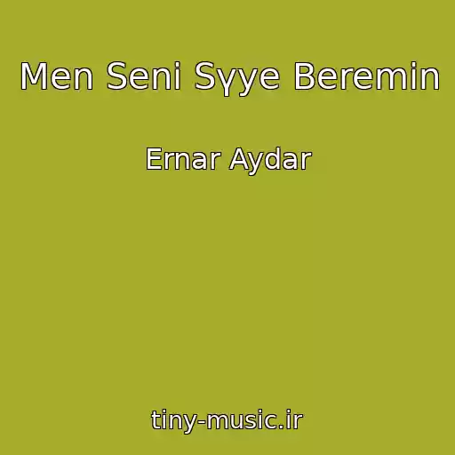 کاور آهنگ Men Senі Sүye Beremіn از Ernar Aydar