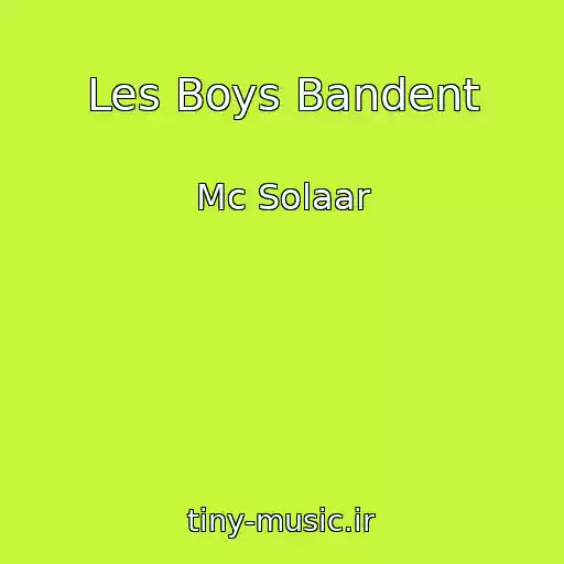 کاور آهنگ Les Boys Bandent از Mc Solaar