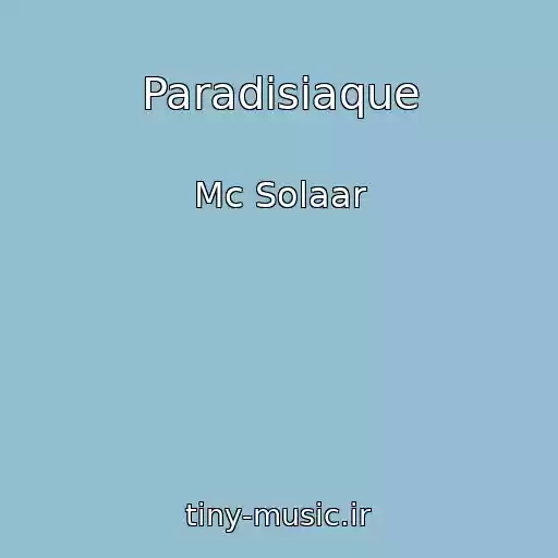 کاور آهنگ Paradisiaque از Mc Solaar