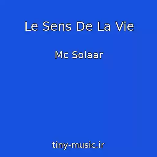 کاور آهنگ Le Sens De La Vie از Mc Solaar