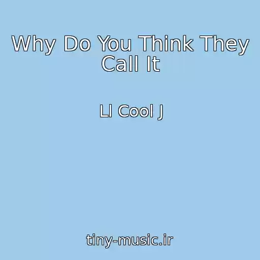 کاور آهنگ Why Do You Think They Call It از Ll Cool J
