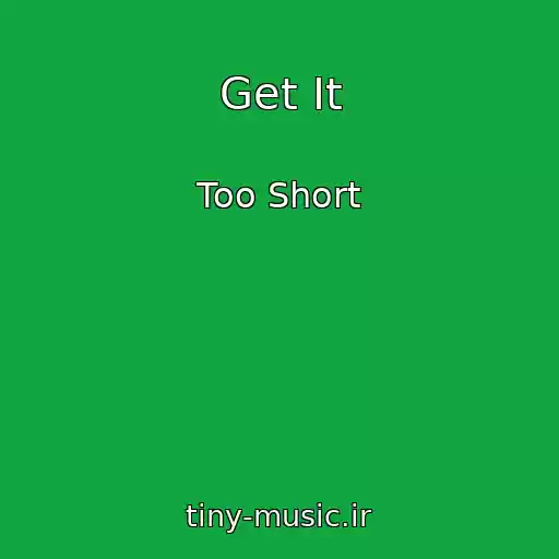 کاور آهنگ Get It از Too Short