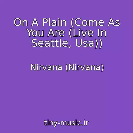 کاور آهنگ On A Plain (Come As You Are (Live In Seattle, Usa)) از Nirvana (Nirvana)