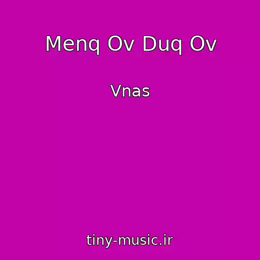 کاور آهنگ Menq Ov Duq Ov از Vnas