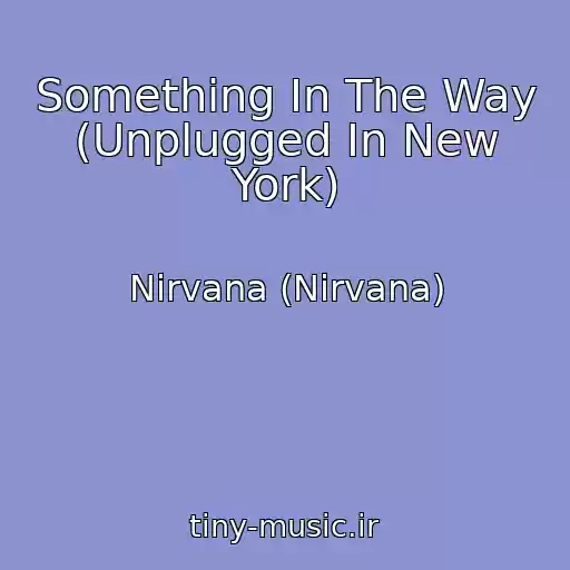 کاور آهنگ Something In The Way (Unplugged In New York) از Nirvana (Nirvana)