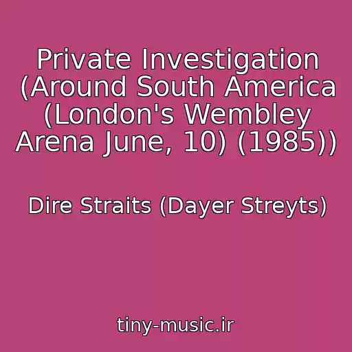 کاور آهنگ Private Investigation (Around South America (London's Wembley Arena June, 10) (1985)) از Dire Straits (Dayer Streyts)
