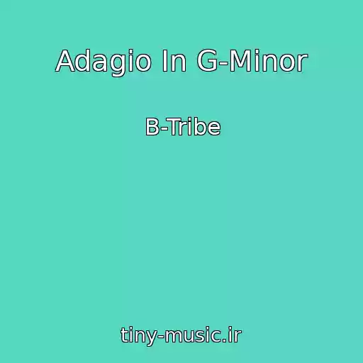 کاور آهنگ Adagio In G-Minor از B-Tribe