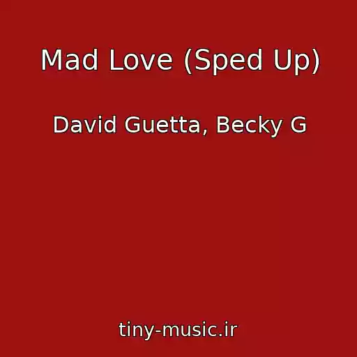 کاور آهنگ Mad Love (Sped Up) از David Guetta, Becky G