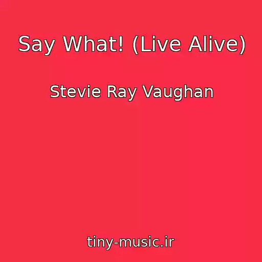 کاور آهنگ Say What! (Live Alive) از Stevie Ray Vaughan