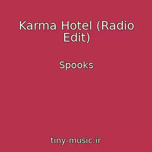 کاور آهنگ Karma Hotel (Radio Edit) از Spooks