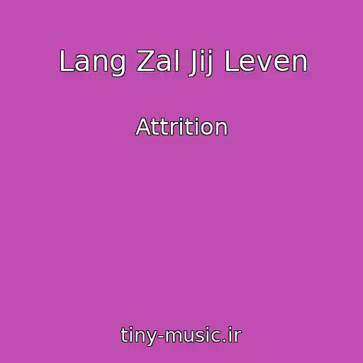 کاور آهنگ Lang Zal Jij Leven از Attrition