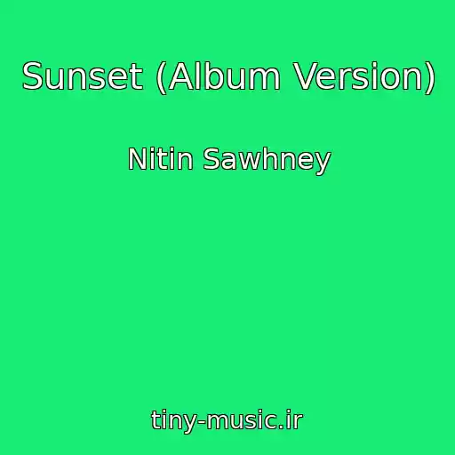کاور آهنگ Sunset (Album Version) از Nitin Sawhney