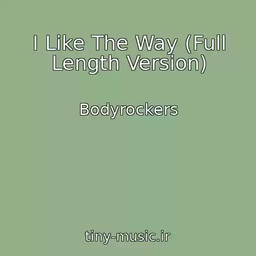 کاور آهنگ I Like The Way (Full Length Version) از Bodyrockers