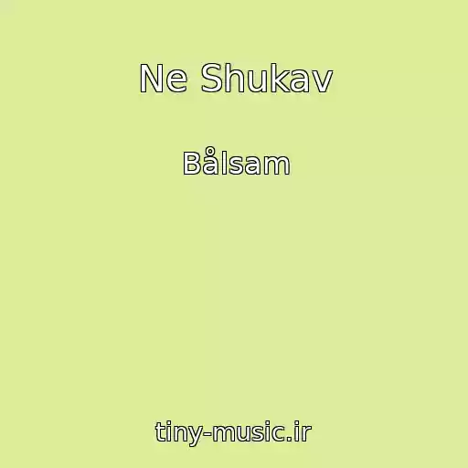 کاور آهنگ Ne Shukav از Bålsam