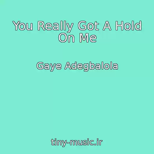 کاور آهنگ You Really Got A Hold On Me از Gaye Adegbalola