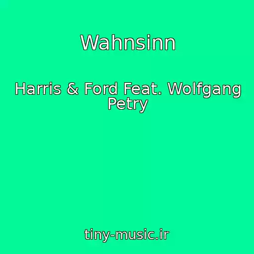 کاور آهنگ Wahnsinn از Harris & Ford Feat. Wolfgang Petry