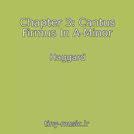 کاور آهنگ Chapter 3: Cantus Firmus In A-Minor از Haggard