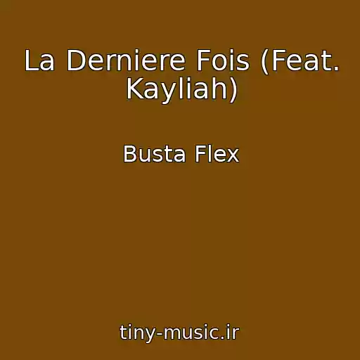کاور آهنگ La Derniere Fois (Feat. Kayliah) از Busta Flex