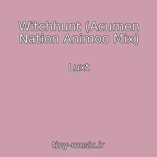کاور آهنگ Witchhunt (Acumen Nation Animoo Mix) از Luxt