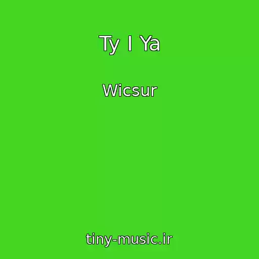 کاور آهنگ Ty I Ya از Wicsur