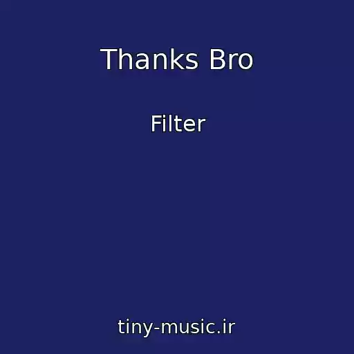 کاور آهنگ Thanks Bro از Filter