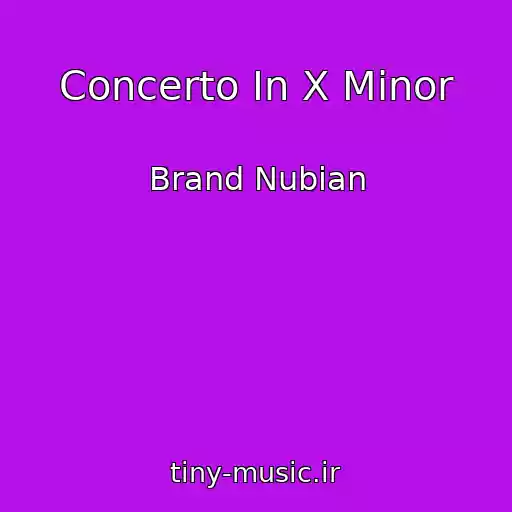 کاور آهنگ Concerto In X Minor از Brand Nubian