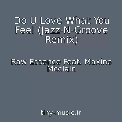 کاور آهنگ Do U Love What You Feel (Jazz-N-Groove Remix) از Raw Essence Feat. Maxine Mcclain