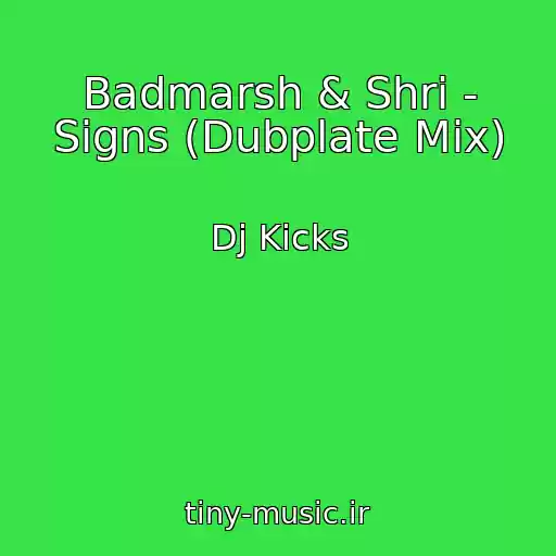 کاور آهنگ Badmarsh & Shri - Signs (Dubplate Mix) از Dj Kicks
