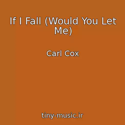 کاور آهنگ If I Fall (Would You Let Me) از Carl Cox