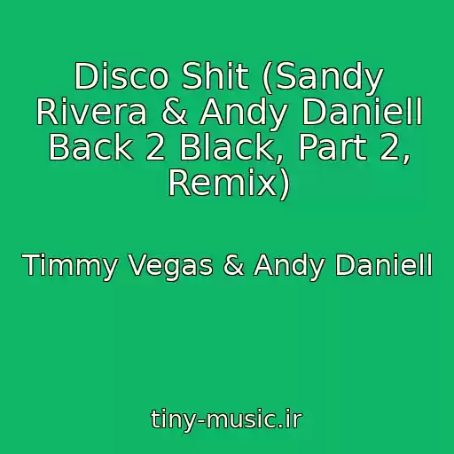 کاور آهنگ Disco Shit (Sandy Rivera & Andy Daniell Back 2 Black, Part 2, Remix) از Timmy Vegas & Andy Daniell