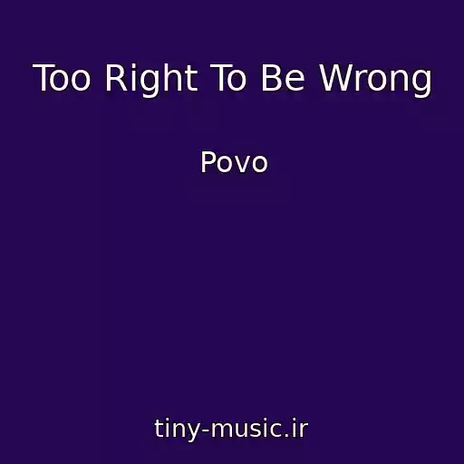 کاور آهنگ Too Right To Be Wrong از Povo
