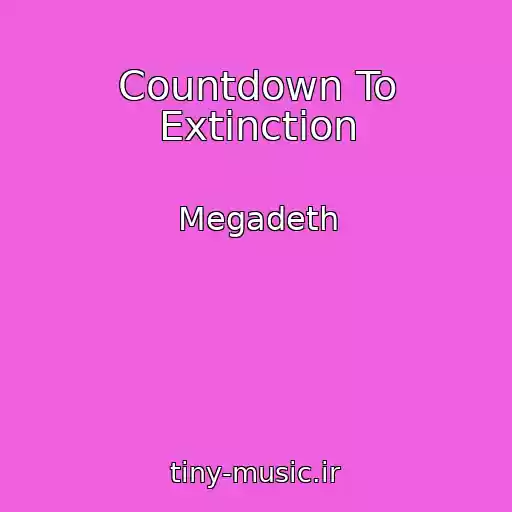 کاور آهنگ Countdown To Extinction از Megadeth