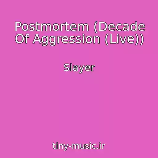 کاور آهنگ Postmortem (Decade Of Aggression (Live)) از Slayer
