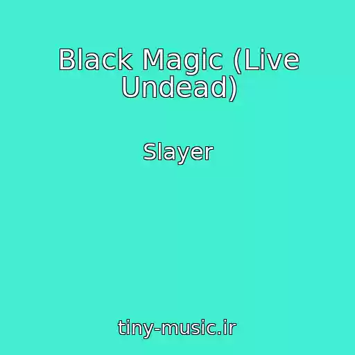 کاور آهنگ Black Magic (Live Undead) از Slayer