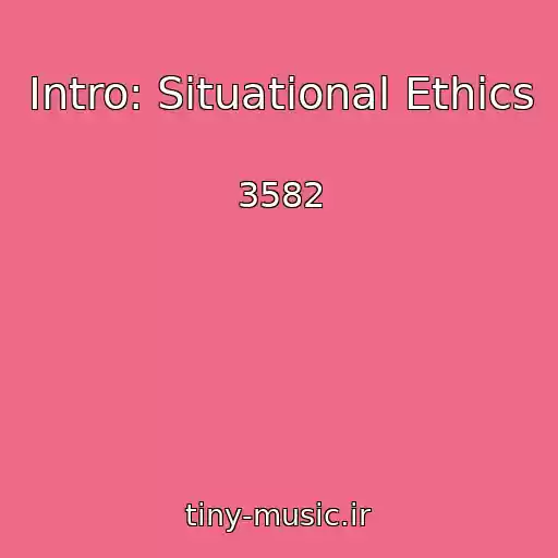 کاور آهنگ Intro: Situational Ethics از 3582