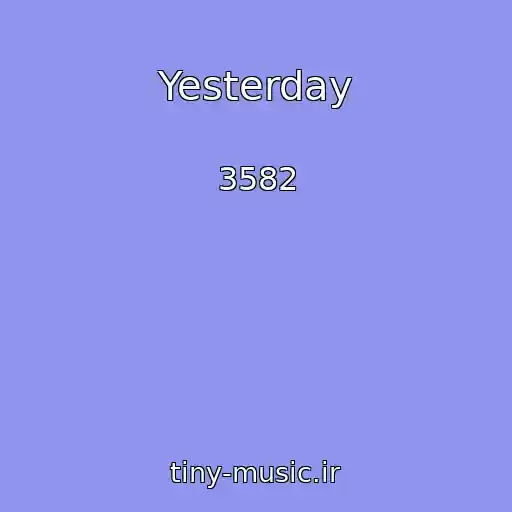 کاور آهنگ Yesterday از 3582