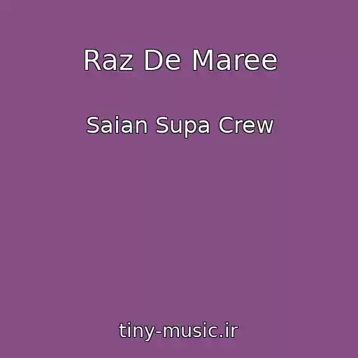 کاور آهنگ Raz De Maree از Saian Supa Crew