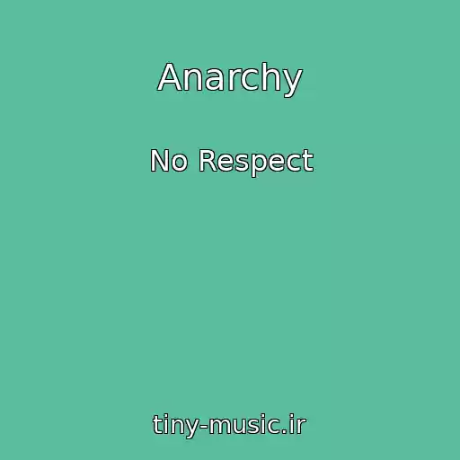 کاور آهنگ Anarchy از No Respect
