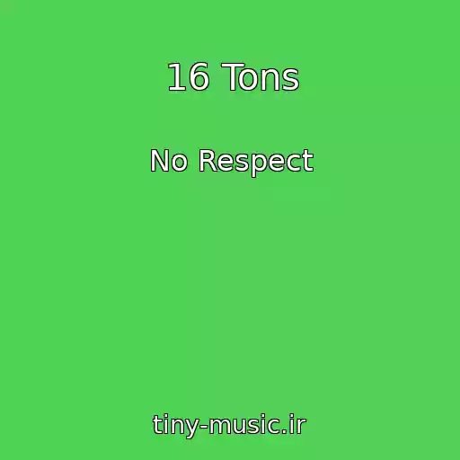 کاور آهنگ 16 Tons از No Respect
