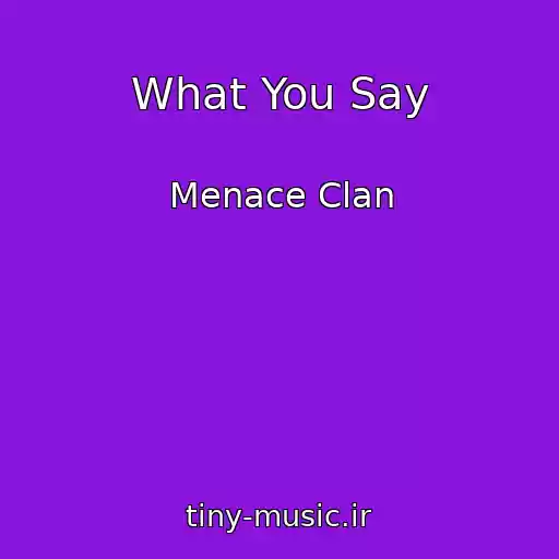 کاور آهنگ What You Say از Menace Clan