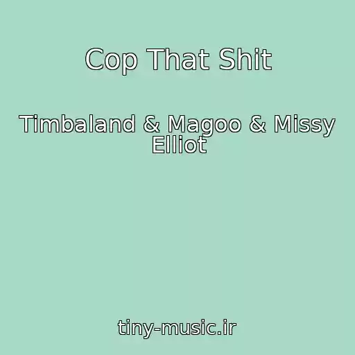 کاور آهنگ Cop That Shit از Timbaland & Magoo & Missy Elliot