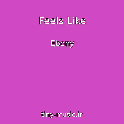 کاور آهنگ Feels Like از Ebony