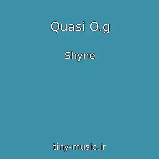کاور آهنگ Quasi O.g از Shyne