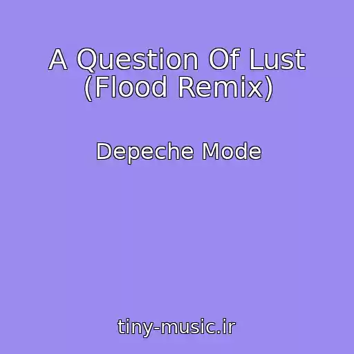 کاور آهنگ A Question Of Lust (Flood Remix) از Depeche Mode