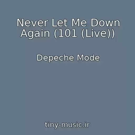 کاور آهنگ Never Let Me Down Again (101 (Live)) از Depeche Mode