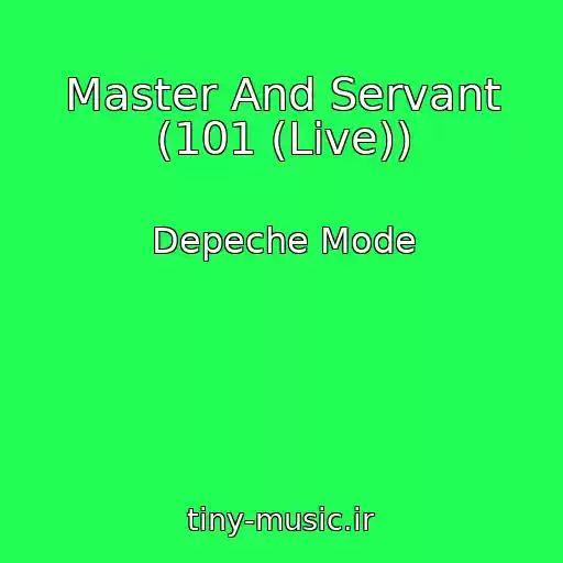 کاور آهنگ Master And Servant (101 (Live)) از Depeche Mode