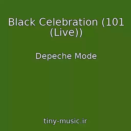 کاور آهنگ Black Celebration (101 (Live)) از Depeche Mode