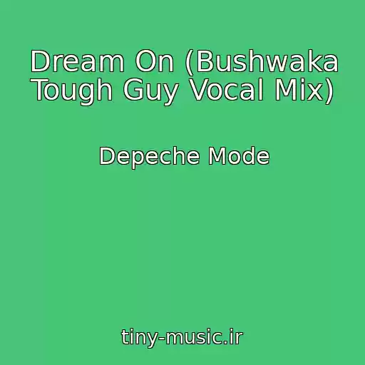 کاور آهنگ Dream On (Bushwaka Tough Guy Vocal Mix) از Depeche Mode