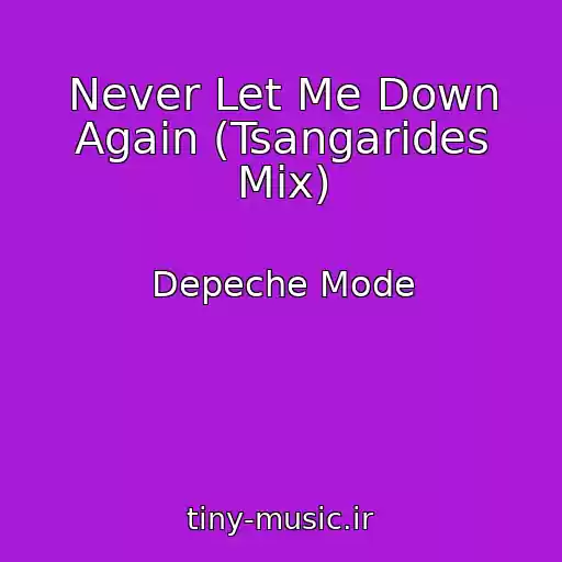 کاور آهنگ Never Let Me Down Again (Tsangarides Mix) از Depeche Mode